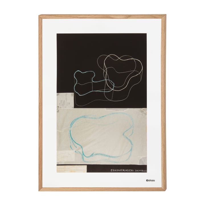 Aalto art Sketch μαύρη αφίσα, 50x70 cm Iittala
