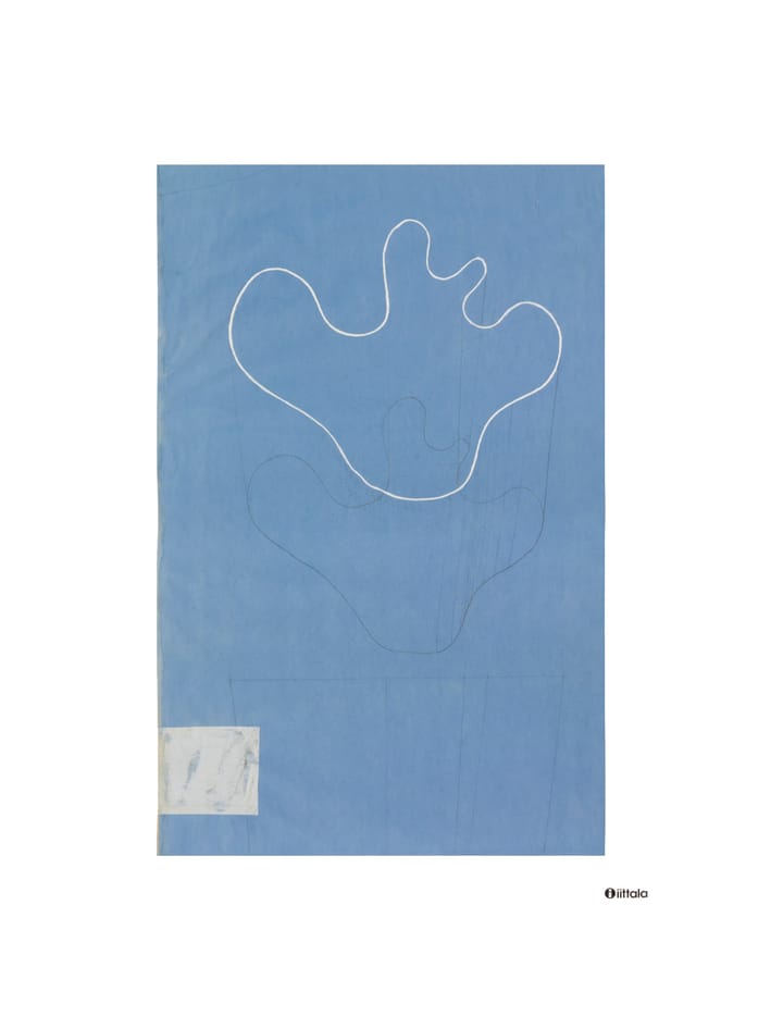 Aalto art Sketch μπλε αφίσα - 50x70 cm - Iittala