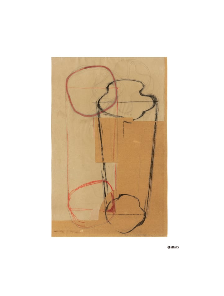 Aalto art Sketch καφέ αφίσα - 50x70 cm - Iittala