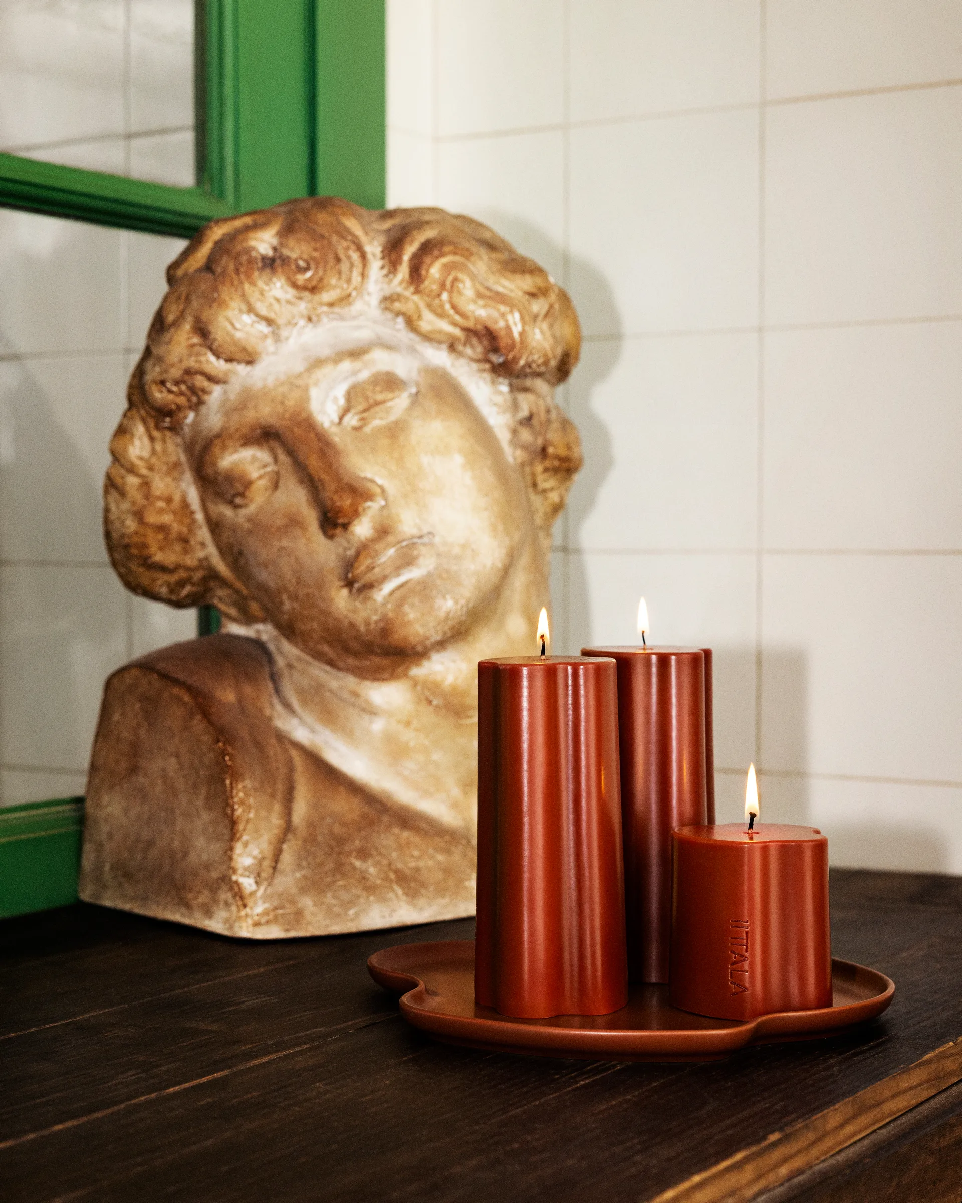 Aalto κερί block, Φωτιά, 16 εκ. Iittala