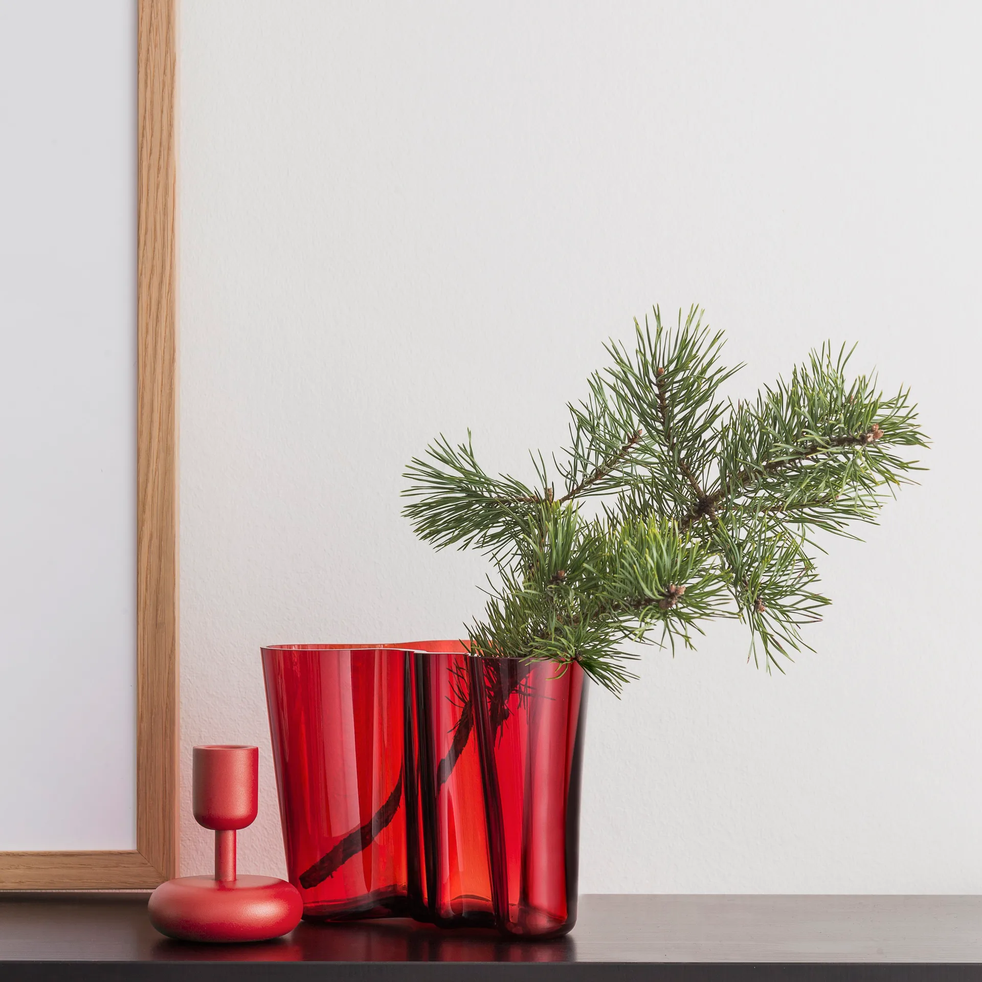 Aalto βάζο cranberry, 160 mm Iittala