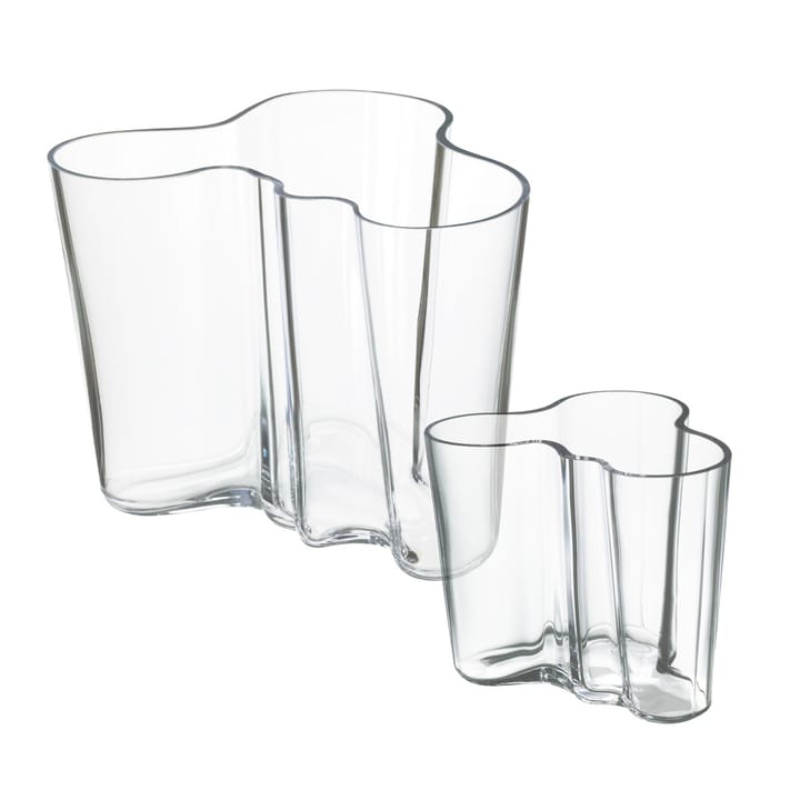 Aalto διπλό βάζο - διαφανές - Iittala