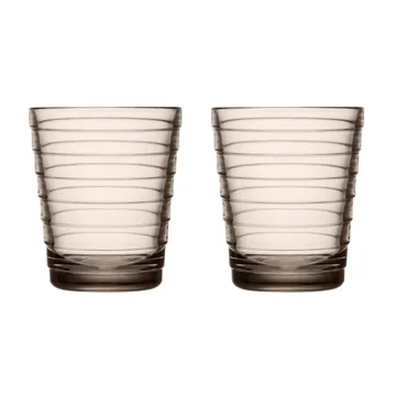 Aino Aalto drinks ποτήρι 22 cl 2 τεμάχια - λινό - Iittala