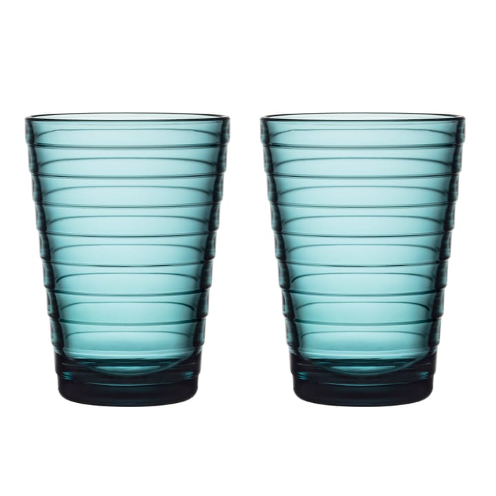 Aino Aalto drinks ποτήρι 33 cl 2 τεμάχια - μπλε του ωκεανού - Iittala
