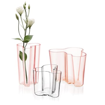 Alvar Aalto βάζο ροζ του σολομού - 160 mm - Iittala