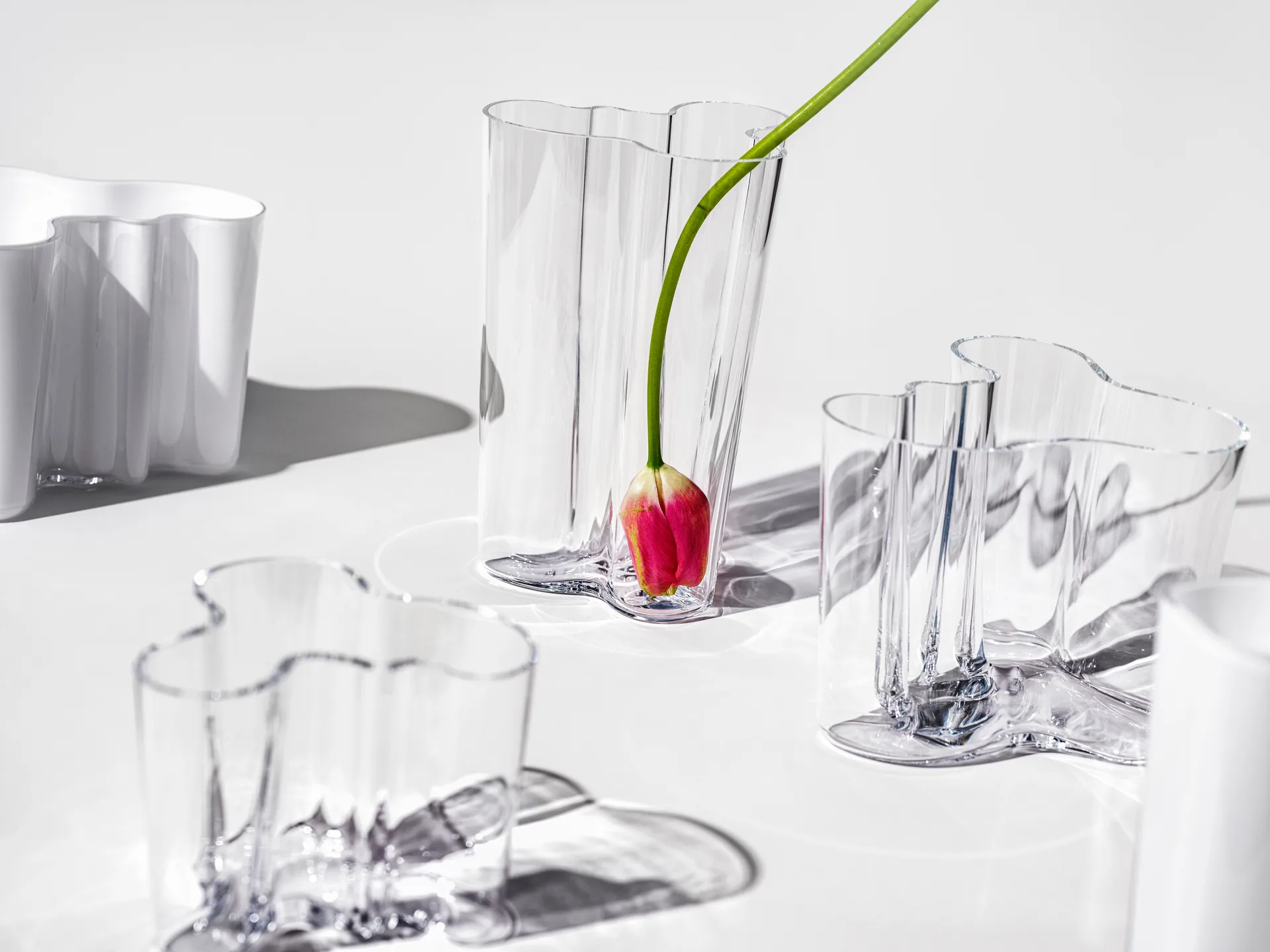 Alvar Aalto βάζο Savoy διάφανο, 120 mm Iittala