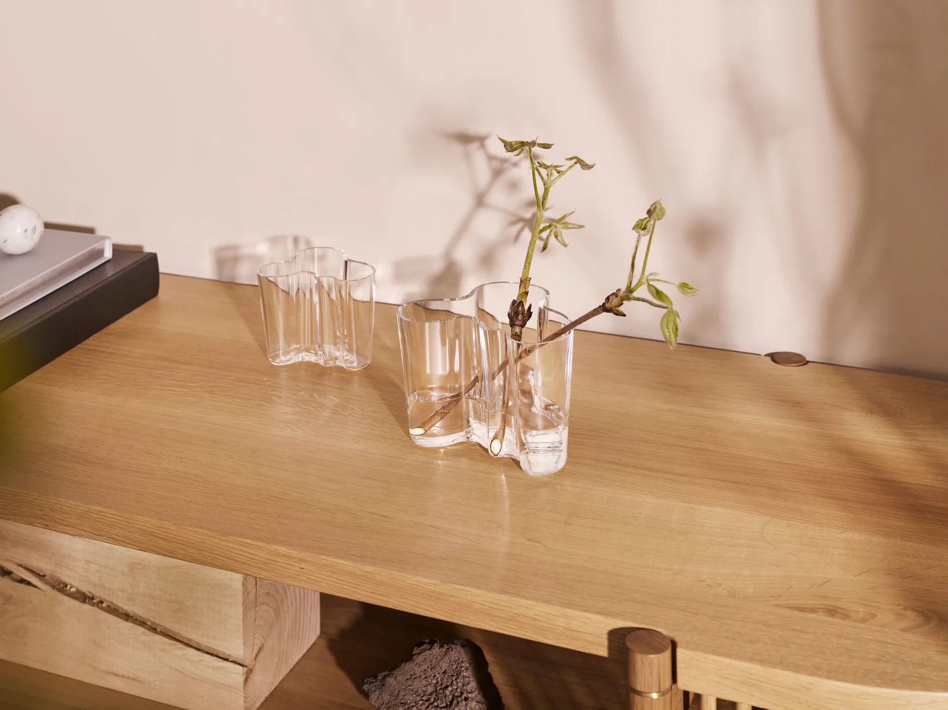 Alvar Aalto βάζο Savoy διάφανο, 95 mm Iittala