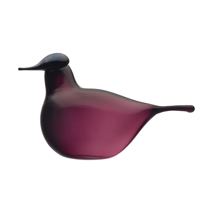 Chiffchaff γυάλινο πουλί - Μωβ, 13x8 εκ. - Iittala