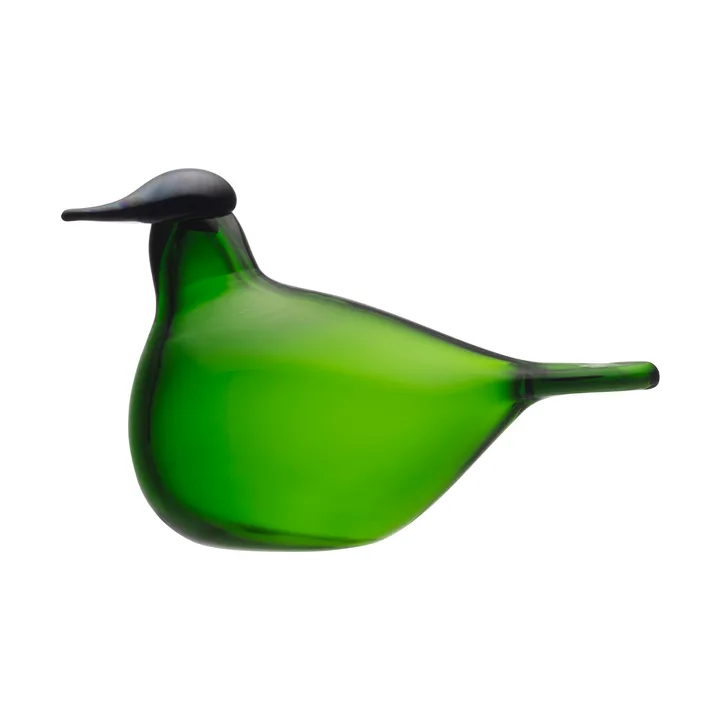 Chiffchaff γυάλινο πουλί - Πράσινο, 13x8 εκ. - Iittala