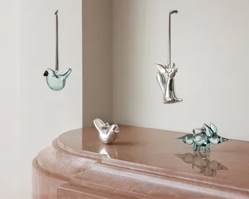 Iittala γυάλινο πουλάκι - Καθρέφτης, μίνι, σετ 3 τεμαχίων - Iittala
