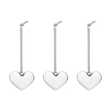 Iittala γυάλινη καρδιά - Καθρέφτης, 5 εκ., σετ 3 τεμαχίων - Iittala
