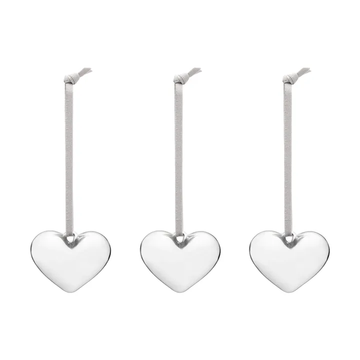 Iittala γυάλινη καρδιά - Καθρέφτης, 5 εκ., σετ 3 τεμαχίων - Iittala