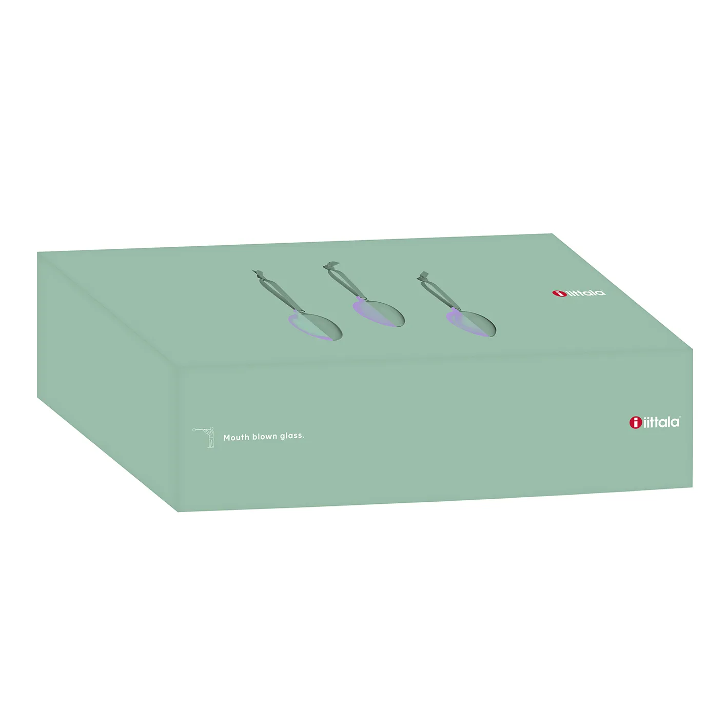 Iittala γυάλινα αυγά 60 mm Συσκευασία 3 τεμαχίων, Multi Iittala