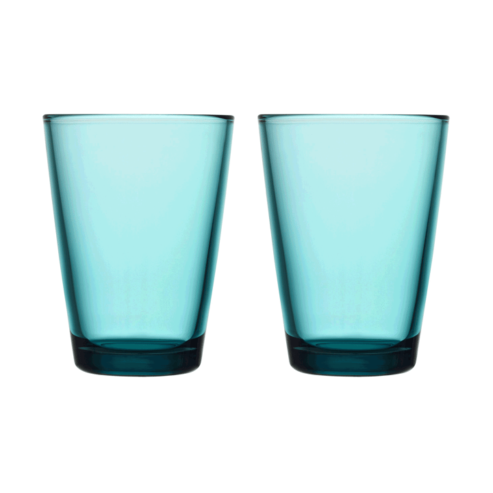 Kartio ποτήρι κύπελλο 40 cl Συσκευασία 2 τεμαχίων - μπλε της θάλασσας 40 cl συσκευασία 2 τεμαχίων - Iittala