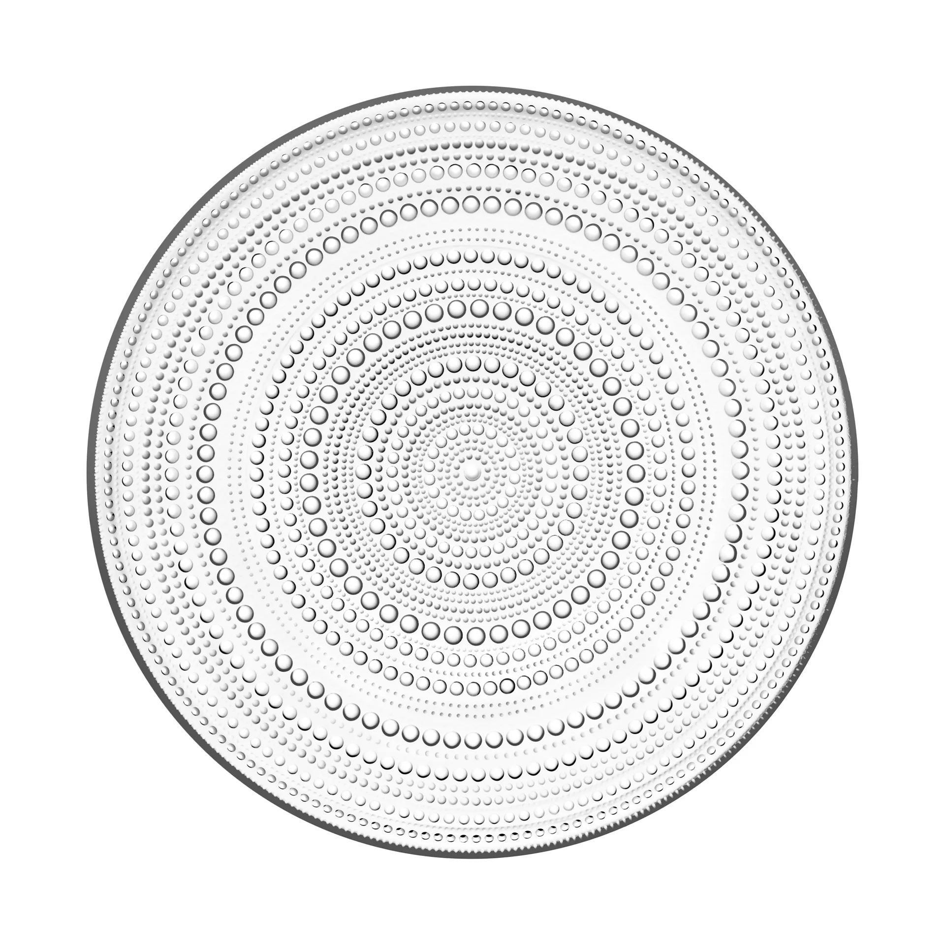 Kastehelmi πιάτο μεγάλο: Ø 31,5 cm, διαφανές Iittala