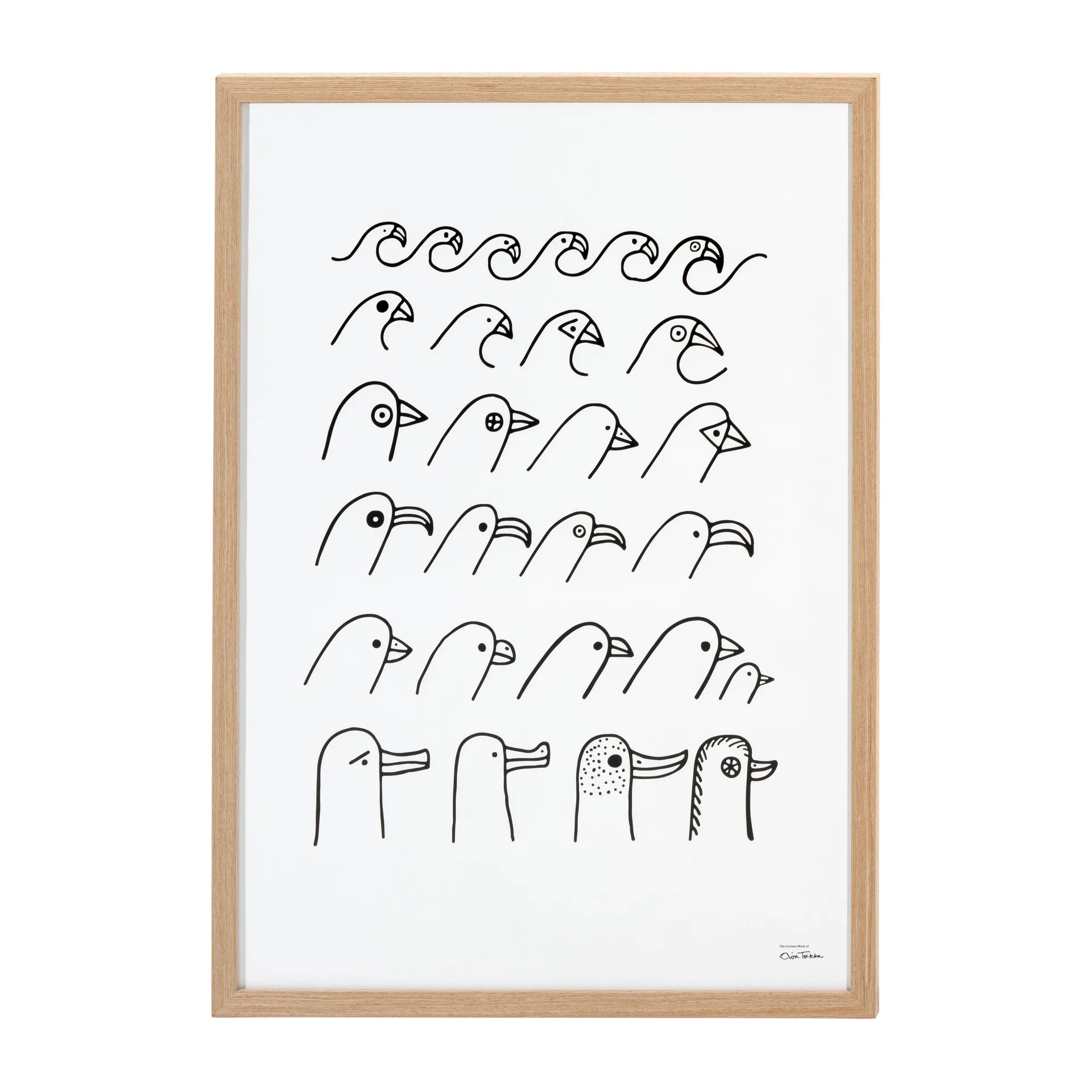 Oiva Toikka Bird house αφίσα, 50x70 cm Iittala