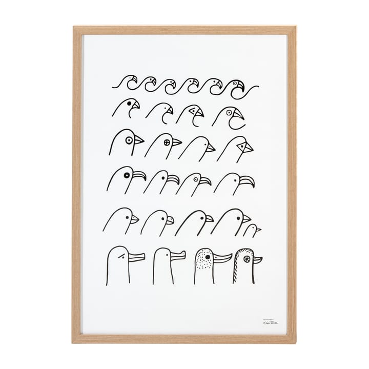 Oiva Toikka Bird house αφίσα - 50x70 cm - Iittala