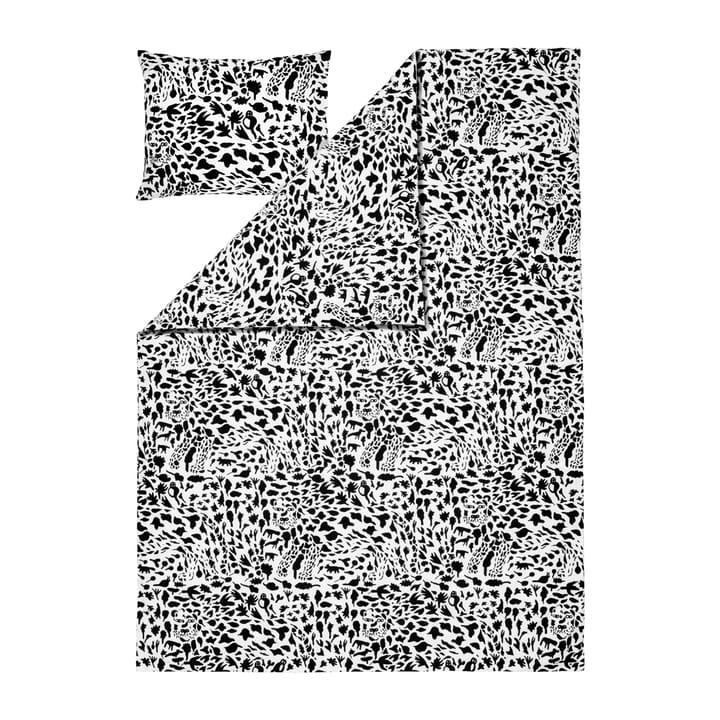 Oiva Toikka Cheetah σετ κρεβατιού 150x210 cm, Μαύρο-λευκό Iittala