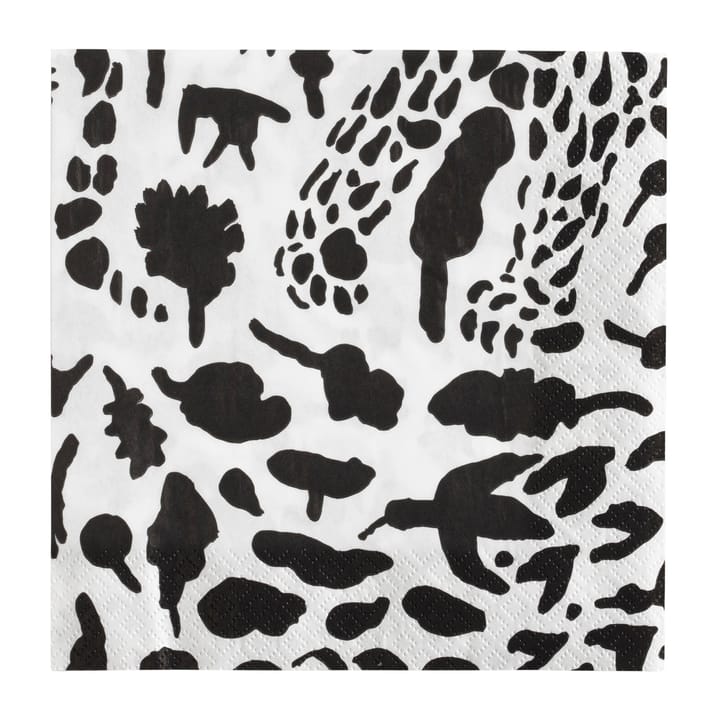 Oiva Toikka Cheetah χαρτοπετσ�έτες Συσκευασία 20 τεμαχίων  - Μαύρο-λευκό - Iittala