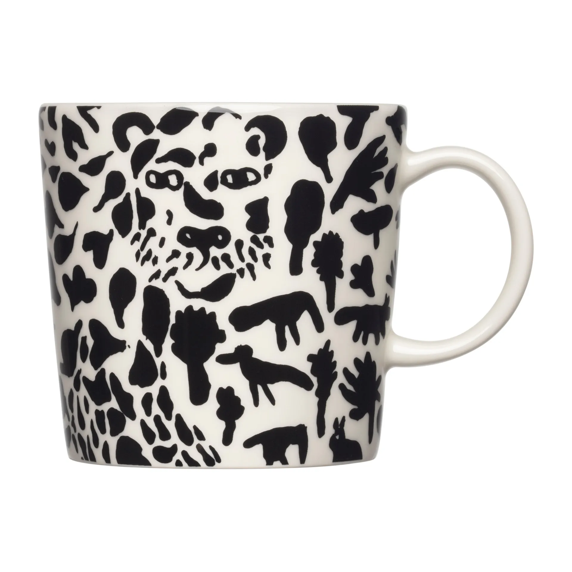 Oiva Toikka Cheetah κούπα 30 cl, Μαύρο-λευκό Iittala
