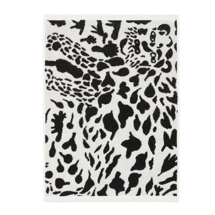 Oiva Toikka Cheetah πετσέτα 50x70 cm - Μαύρο-λευκό - Iittala