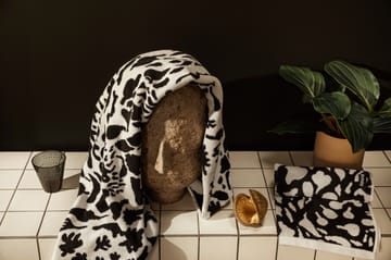 Oiva Toikka Cheetah πετσέτα 50x70 cm - Μαύρο-λευκό - Iittala