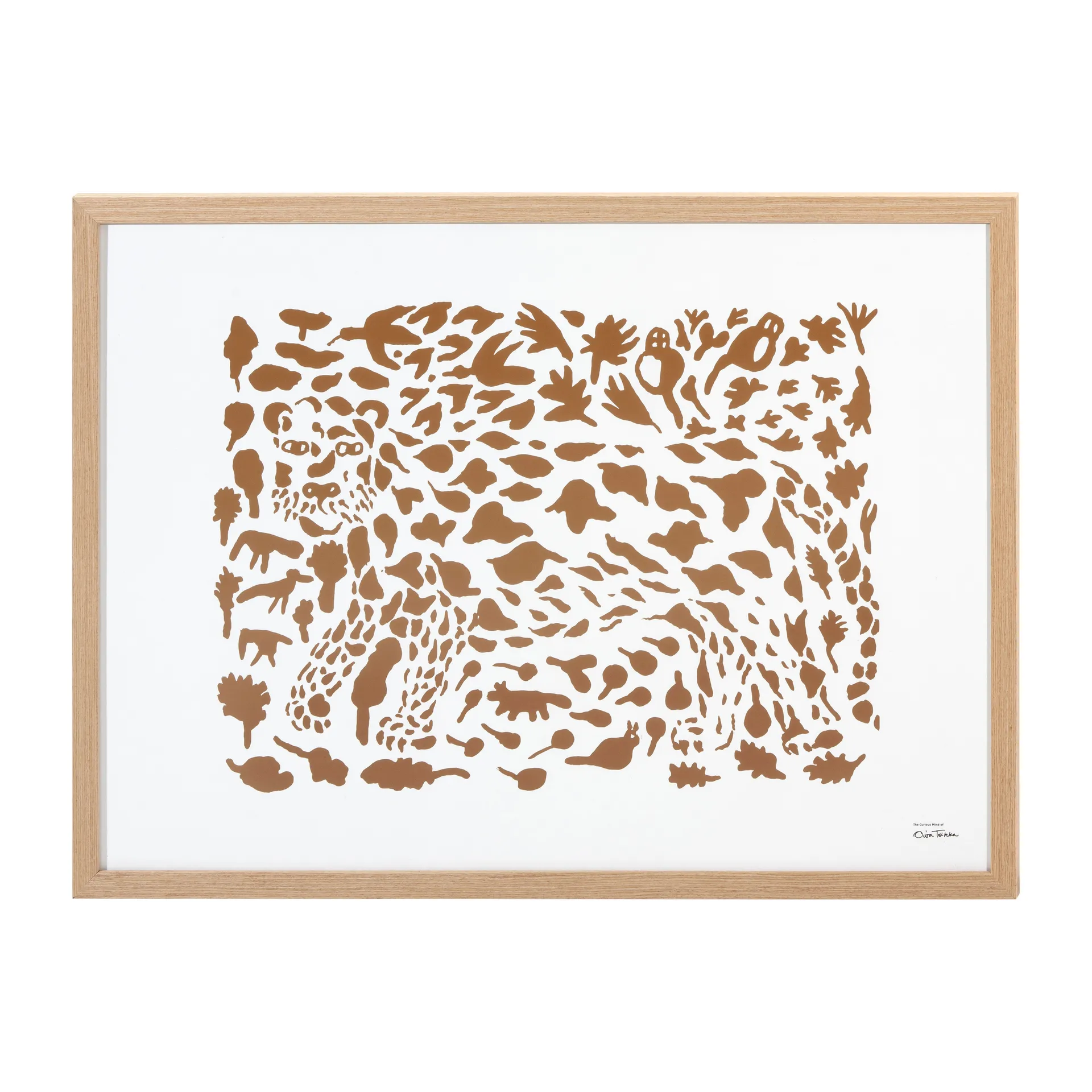 Oiva Toikka Cheetah αφίσα καφέ, 50x70 cm Iittala
