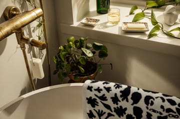 Oiva Toikka Cheetah πετσέτα μπάνιου 70x140 cm - Μαύρο-λευκό - Iittala