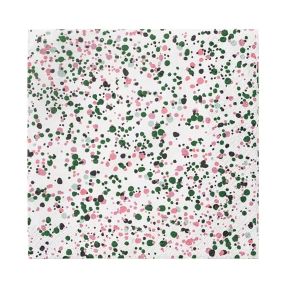 Oiva Toikka Helle χαρτοπετσέτε�ς Συσκευασία 20 τεμαχίων  - Ροζ-πράσινο - Iittala