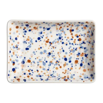 Oiva Toikka Helle A6 πιάτο 10x15 cm - Μπλε-καφέ - Iittala