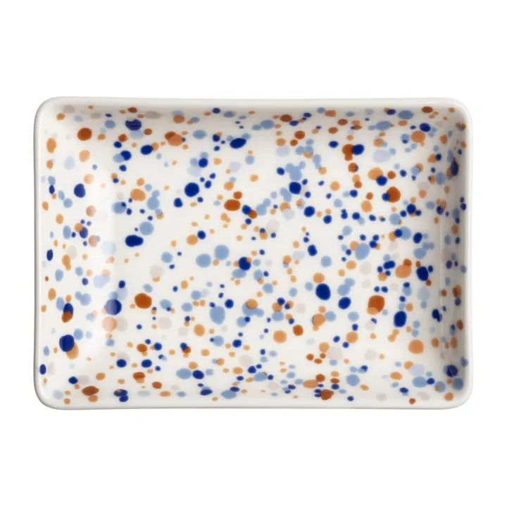 Oiva Toikka Helle A6 πιάτο 10x15 cm - Μπλε-καφέ - Iittala