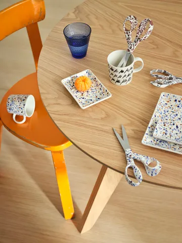 Oiva Toikka Helle A6 πιάτο 10x15 cm - Μπλε-καφέ - Iittala