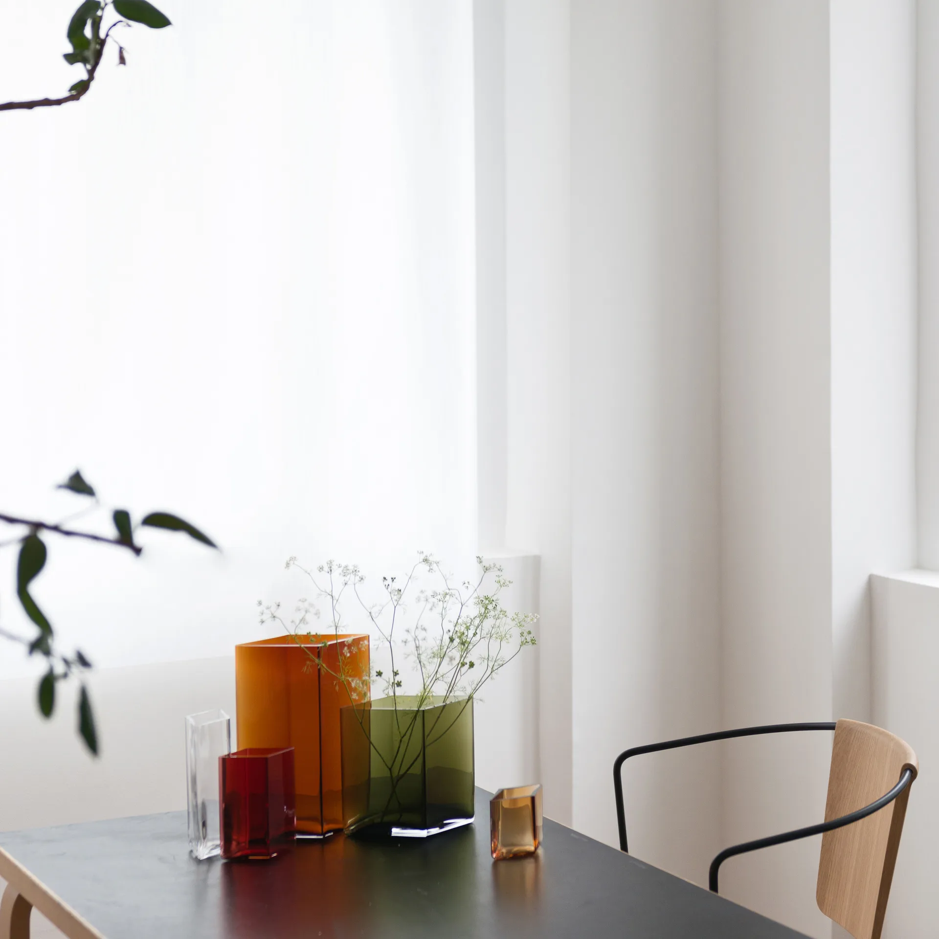 Ruutu βάζο 20.5x27 cm, χαλκός Iittala