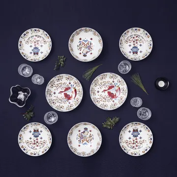 Taika βαθύ πιάτο 22 cm - λευκό μοτίβο - Iittala