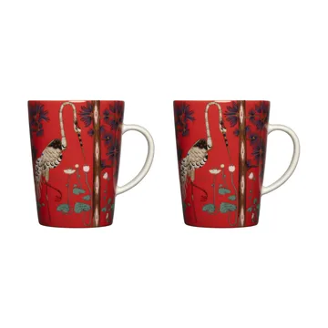 Κούπα Taika 400 ml για επέτειο 15 χρ., 2 τεμ. - Κόκκινο - Iittala