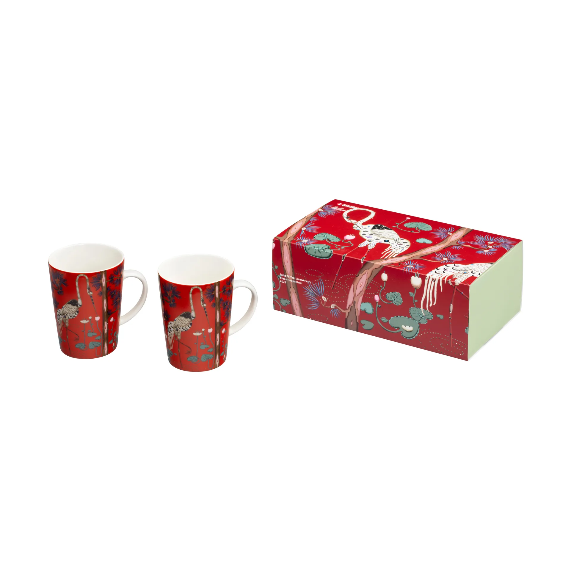 Κούπα Taika 400 ml για επέτειο 15 χρ., 2 τεμ., Κόκκινο Iittala