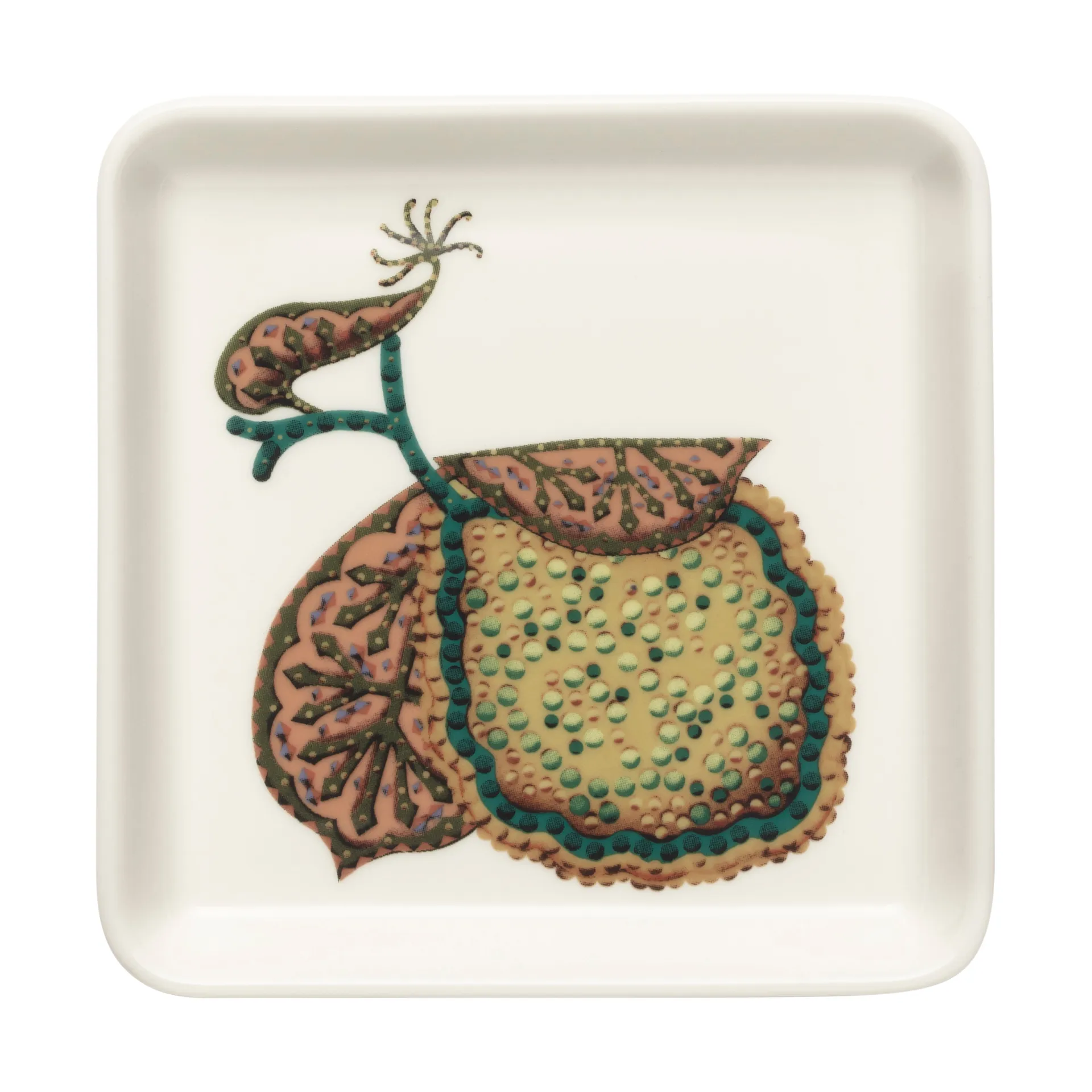 Taika Sato πιάτο 12x12 cm, Λευκό-πολύχρωμο Iittala