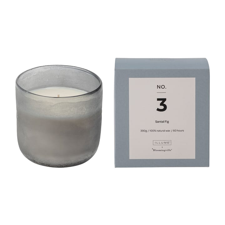 NO. 3 Santal Fig αρωματικό κερί - 390 g + Κουτί δώρου - Illume x Bloomingville