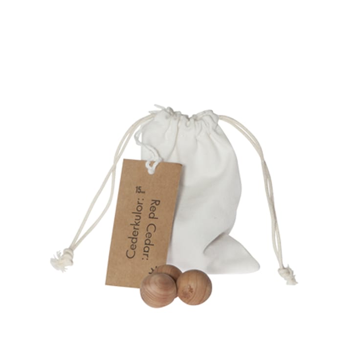 Iris cedarwood χάντρες - Cedar wood, 15 balls - Iris Hantverk
