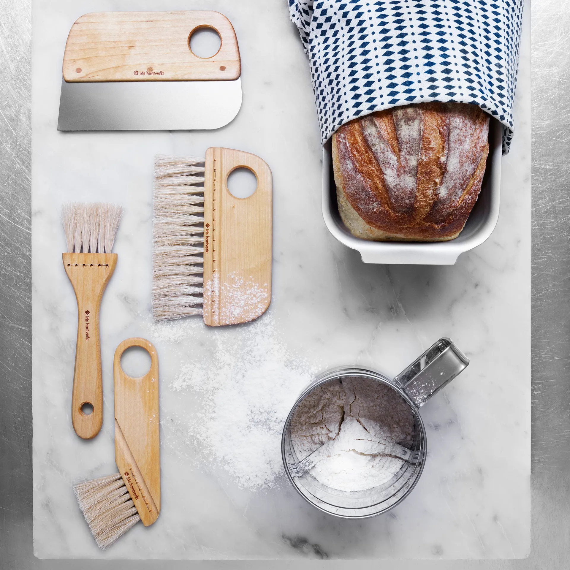 Iris Hantverk ξύστρα ζύμης, σημύδα κατεργασμένη με λάδι Iris Hantverk