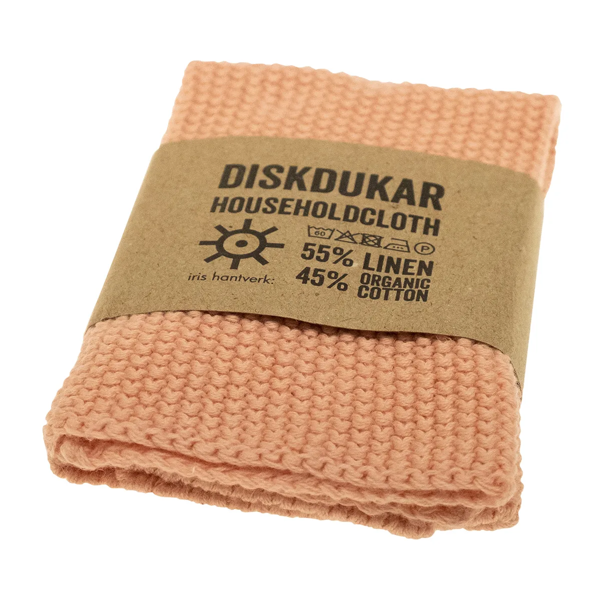 Iris Hantverk πετσέτα για τα πιάτα, Ματ ροζ Iris Hantverk