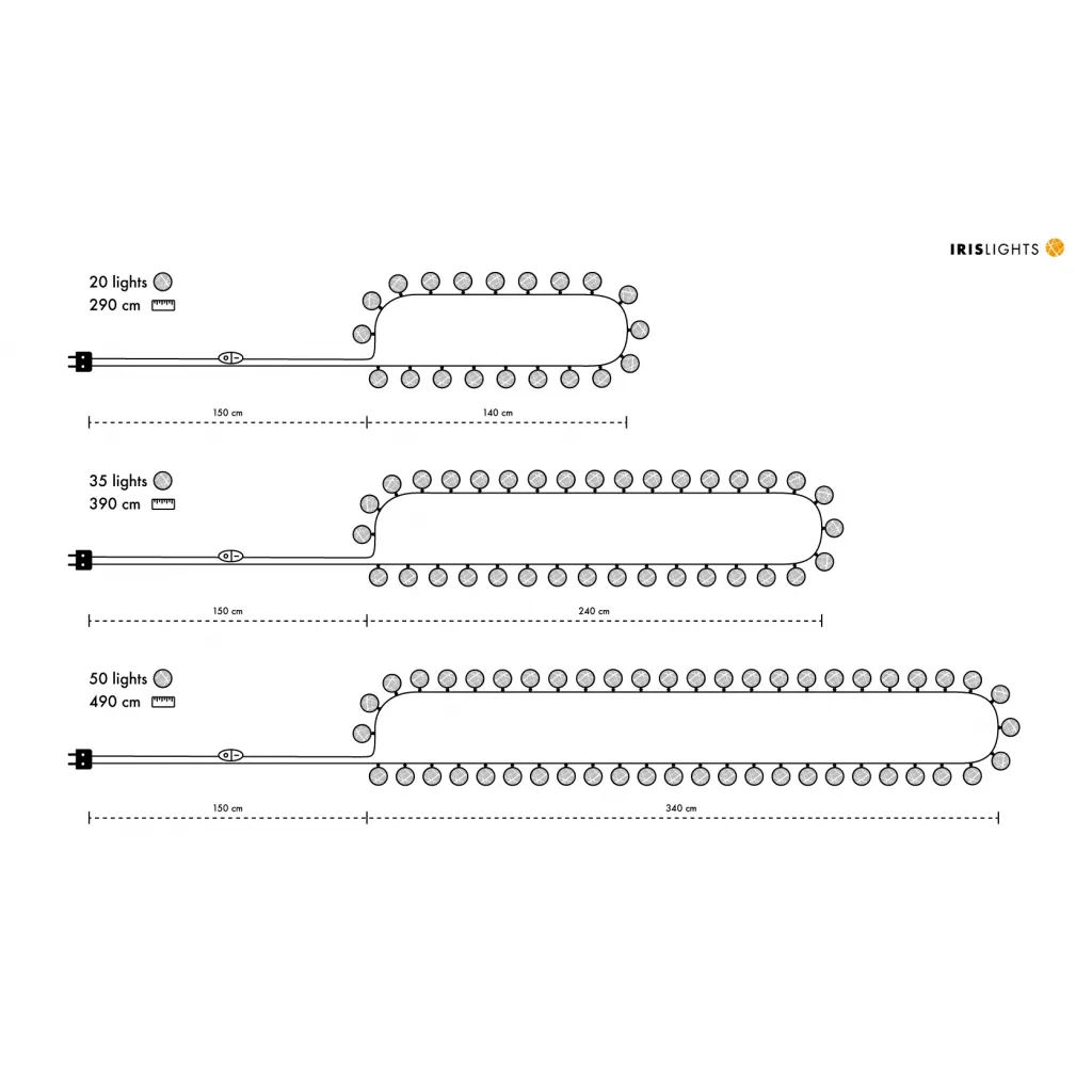 Iris lights Dreamcatcher, 20 μπάλες Irislights