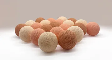 Irislights φωτεινή γιρλάντα - Ροδάκινο, 20 μπάλες - Irislights