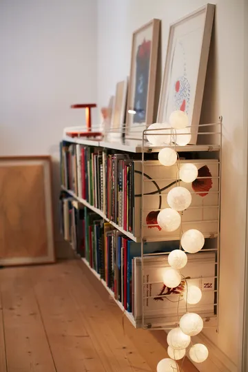 Irislights φωτεινή γιρλάντα - Butter yellow, 20 μπάλες - Irislights