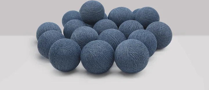Irislights φωτεινή γιρλάντα - Vintage blue, 35 μπάλες - Irislights