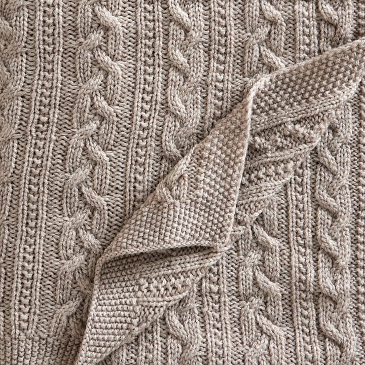 Babyfilt βρεφική κουβέρτα πλεκτό μαλλί merino 80x100 cm, Oatmeal Jack o Juno