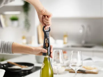 Barstar 3-σε-1 ανοιχτήρι κρασιού 18,5 cm - Γκρι - Joseph Joseph