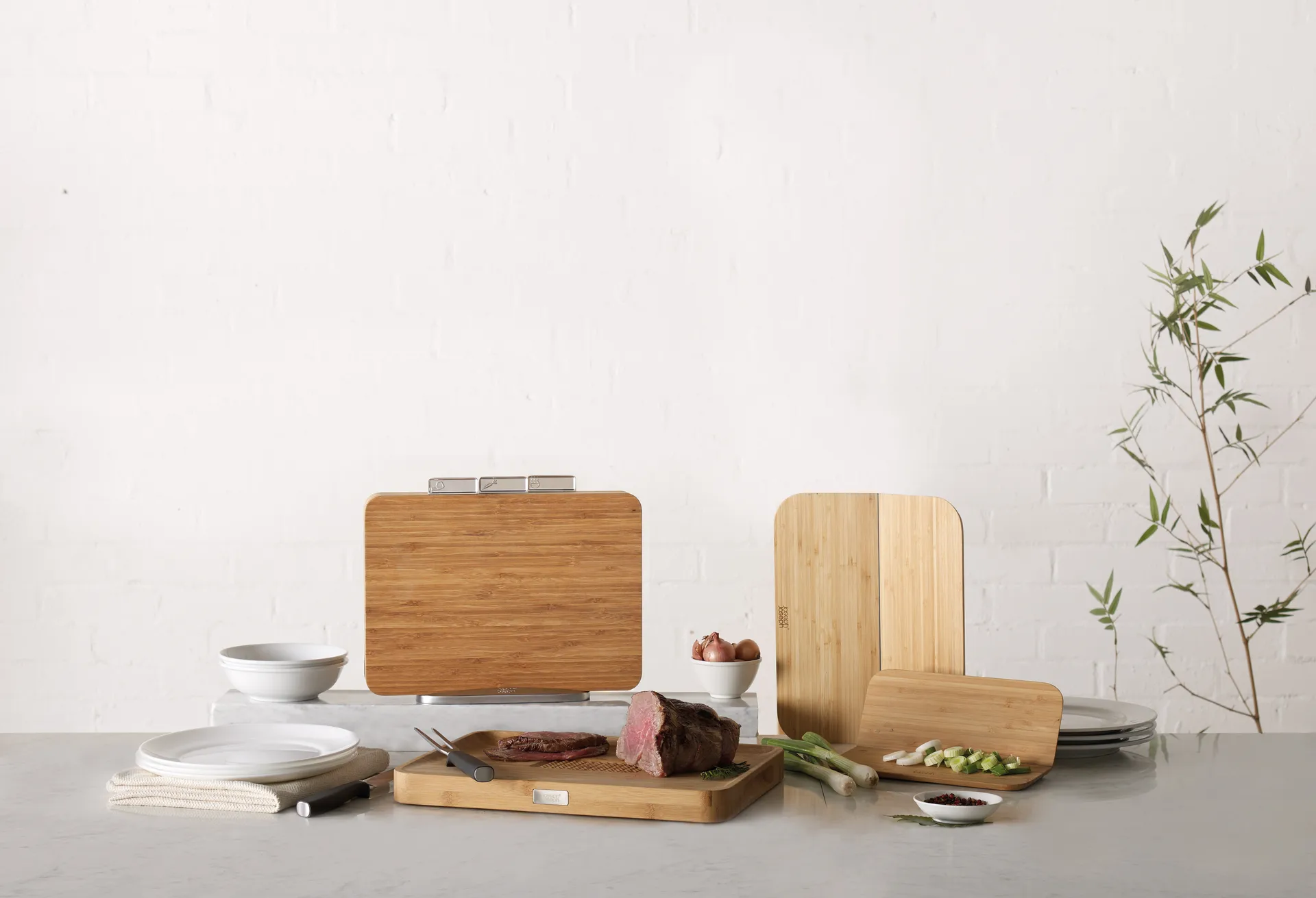 Επιφάνεια κοπής Cut & Carve, Μπαμπού Joseph Joseph