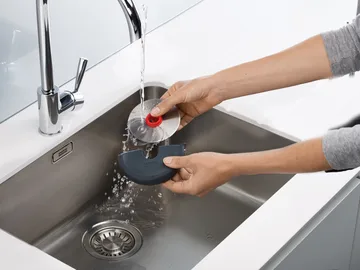Disc easy clean κόφτης πίτσας 12,1 εκ. - Γκρι-ανοξείδωτο ατσάλι - Joseph Joseph