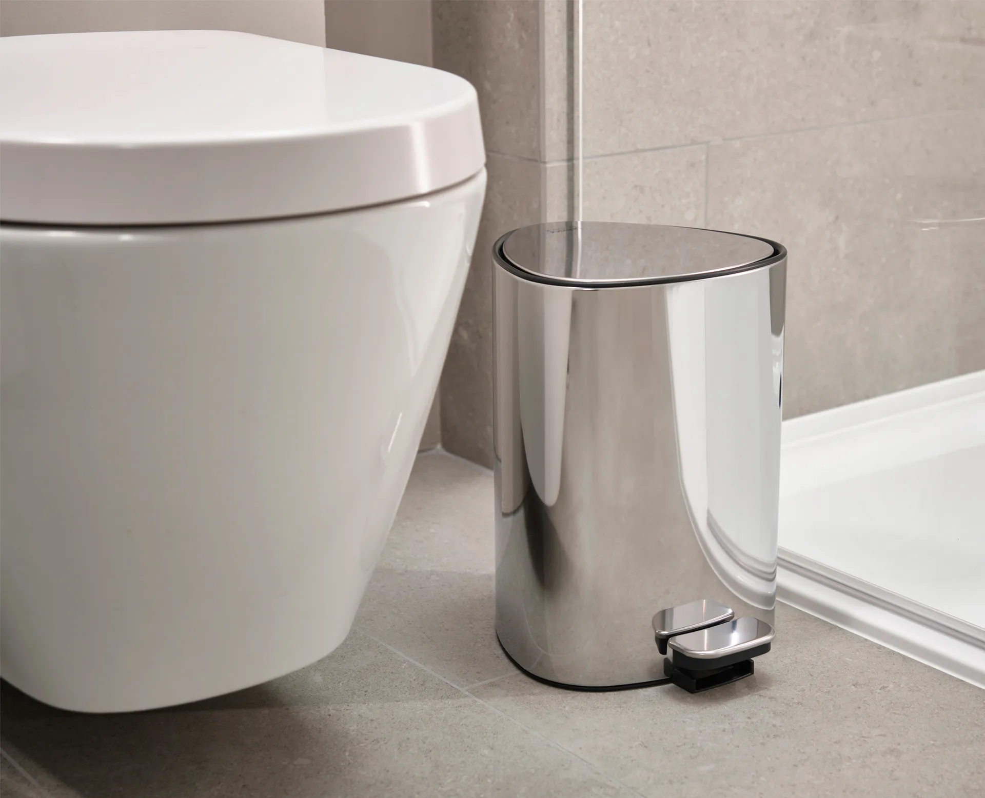 Easystore luxe κάδος με πεντάλ 5 L, Ανοξείδωτο ατσάλι Joseph Joseph